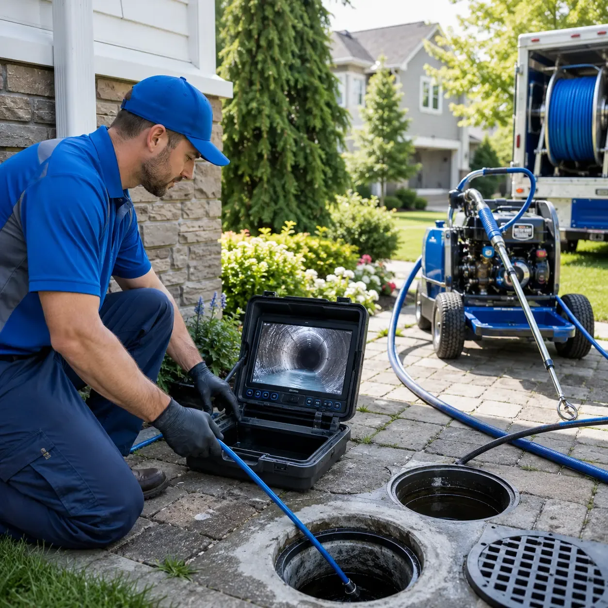 Outdoor drain cleaning professionals serving Griffithsville, WV